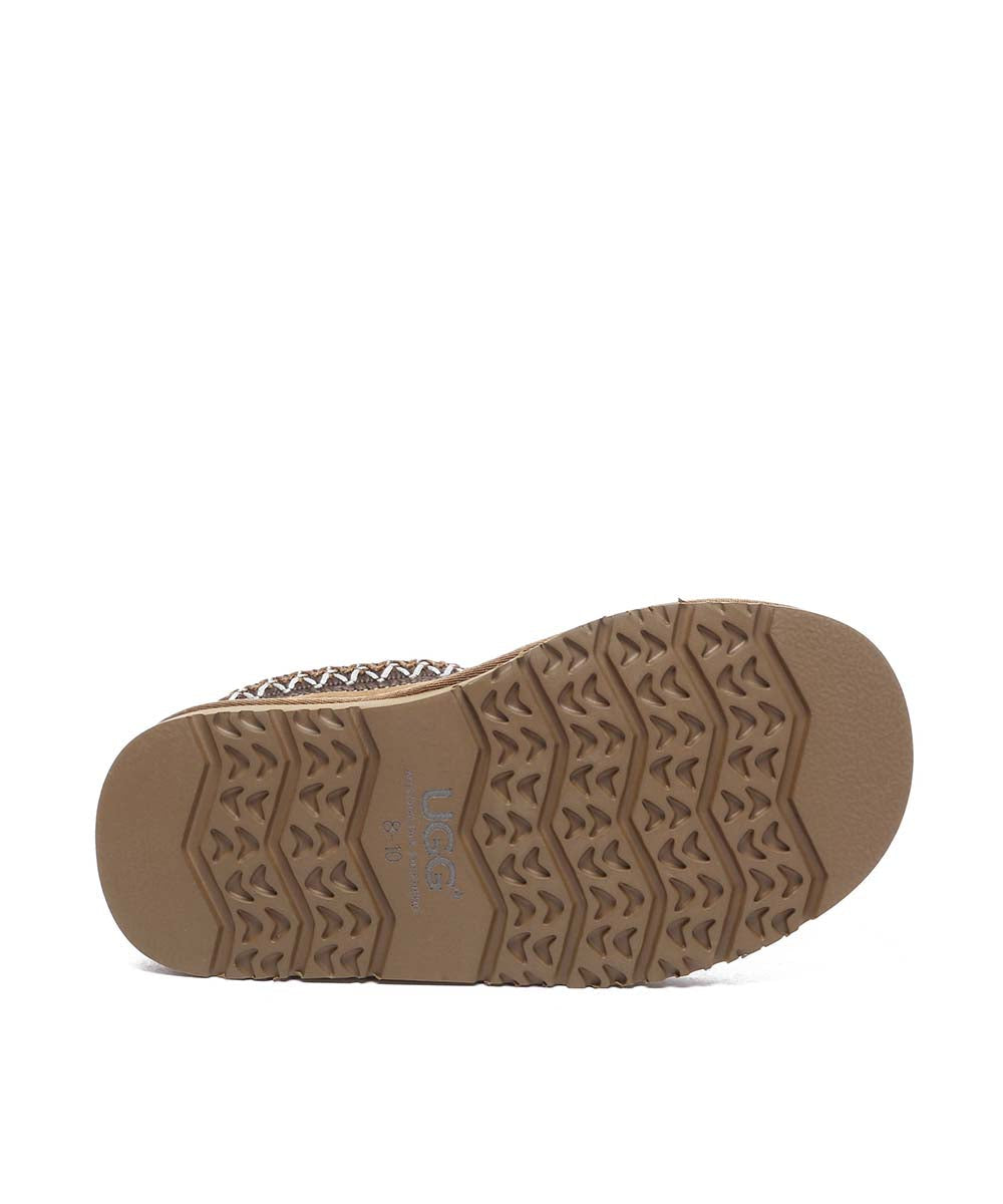 Kid’s Tassy UGG Moccasin | Red Kado