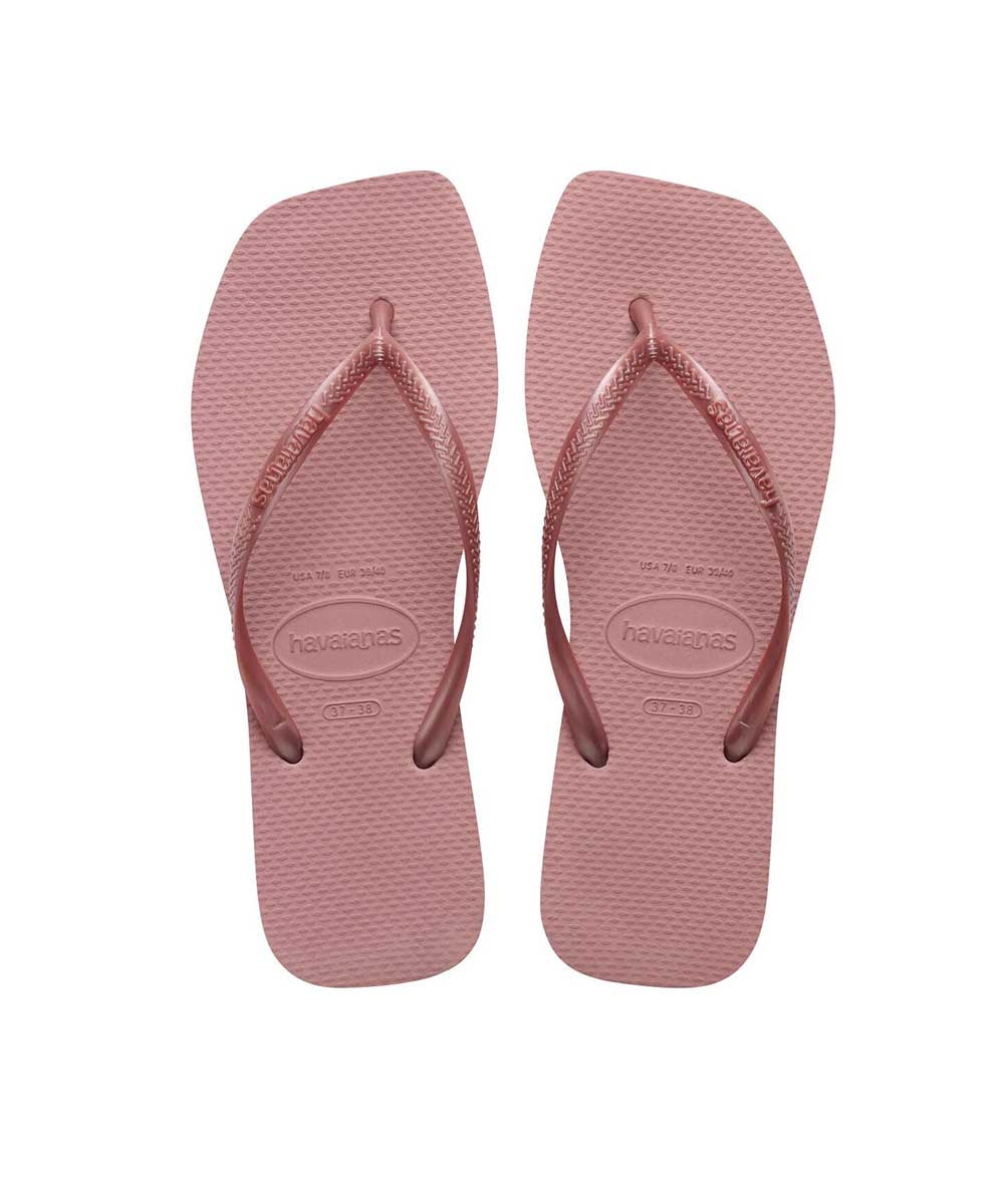 Havaianas Women's Slim Square Solid Thongs
