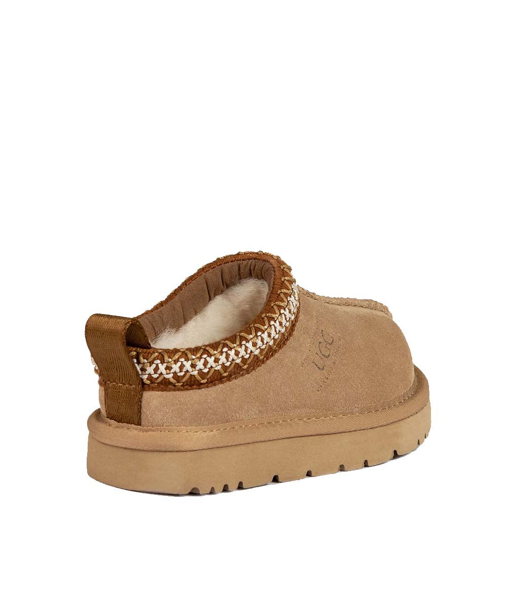 Kid’s UGG Tassy Moccasin in Sand | Red Kado