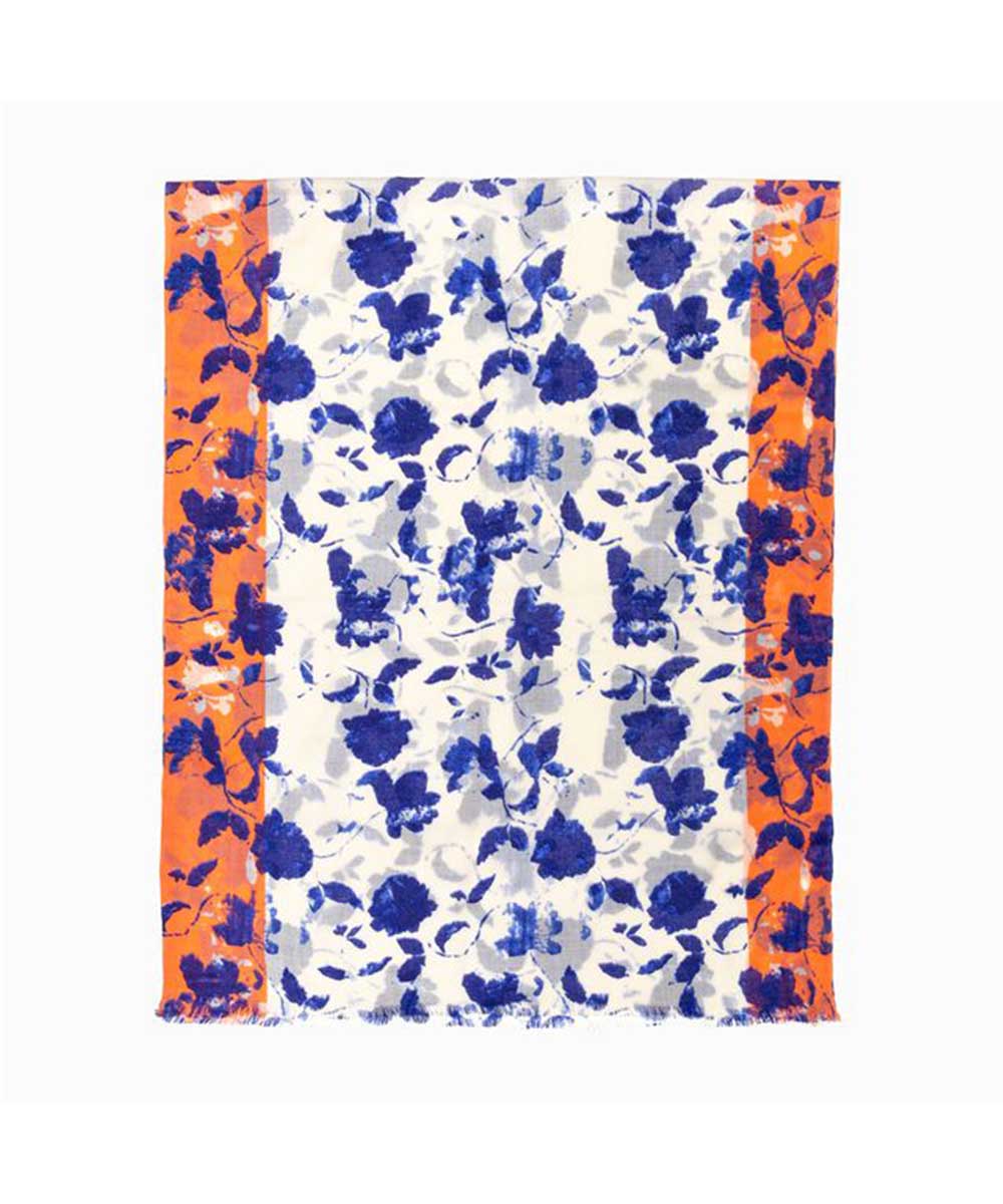Wool Print UGG Scarf | Red Kado