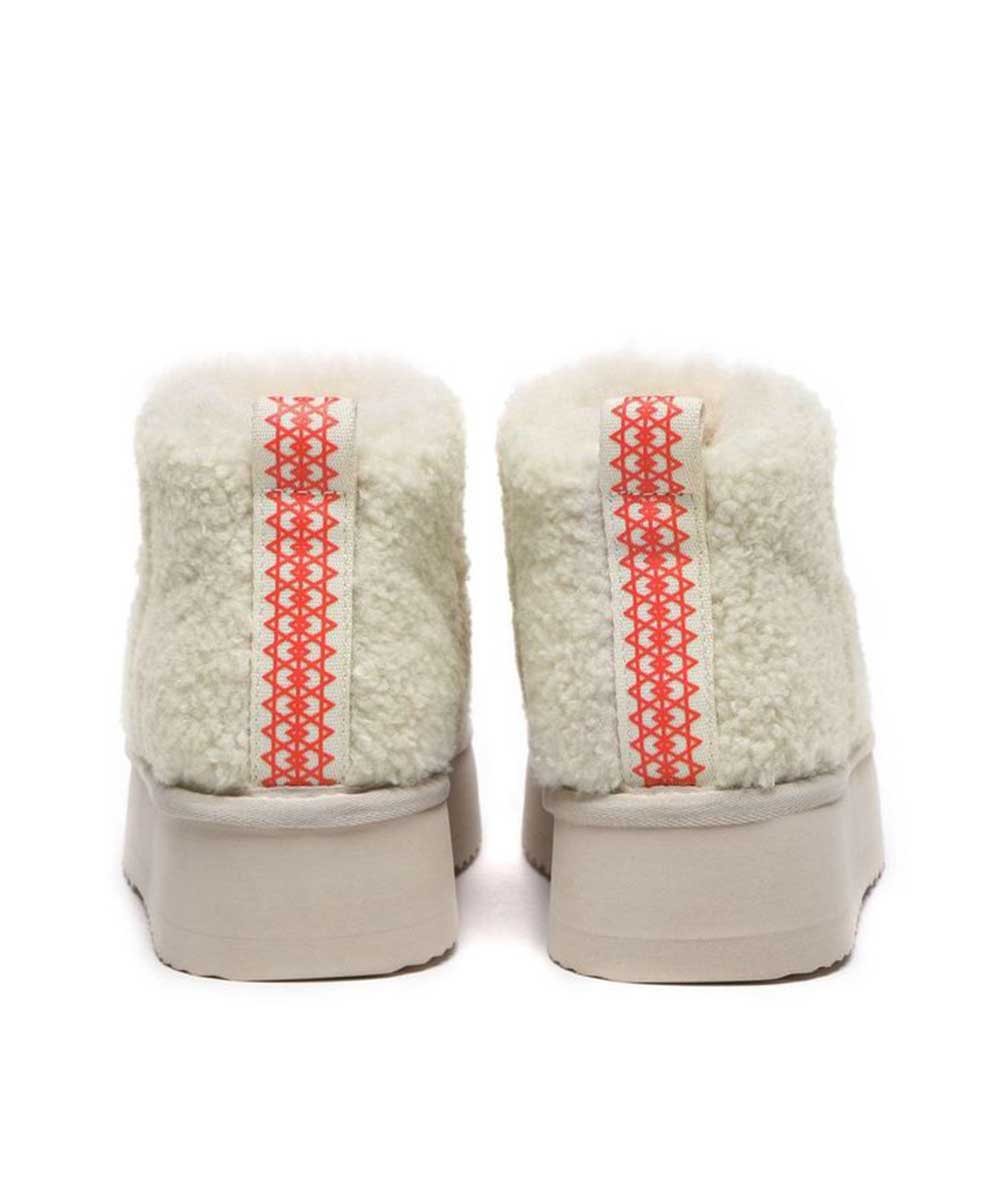 Women's Ultra Platform Curly Boots | Red Kado