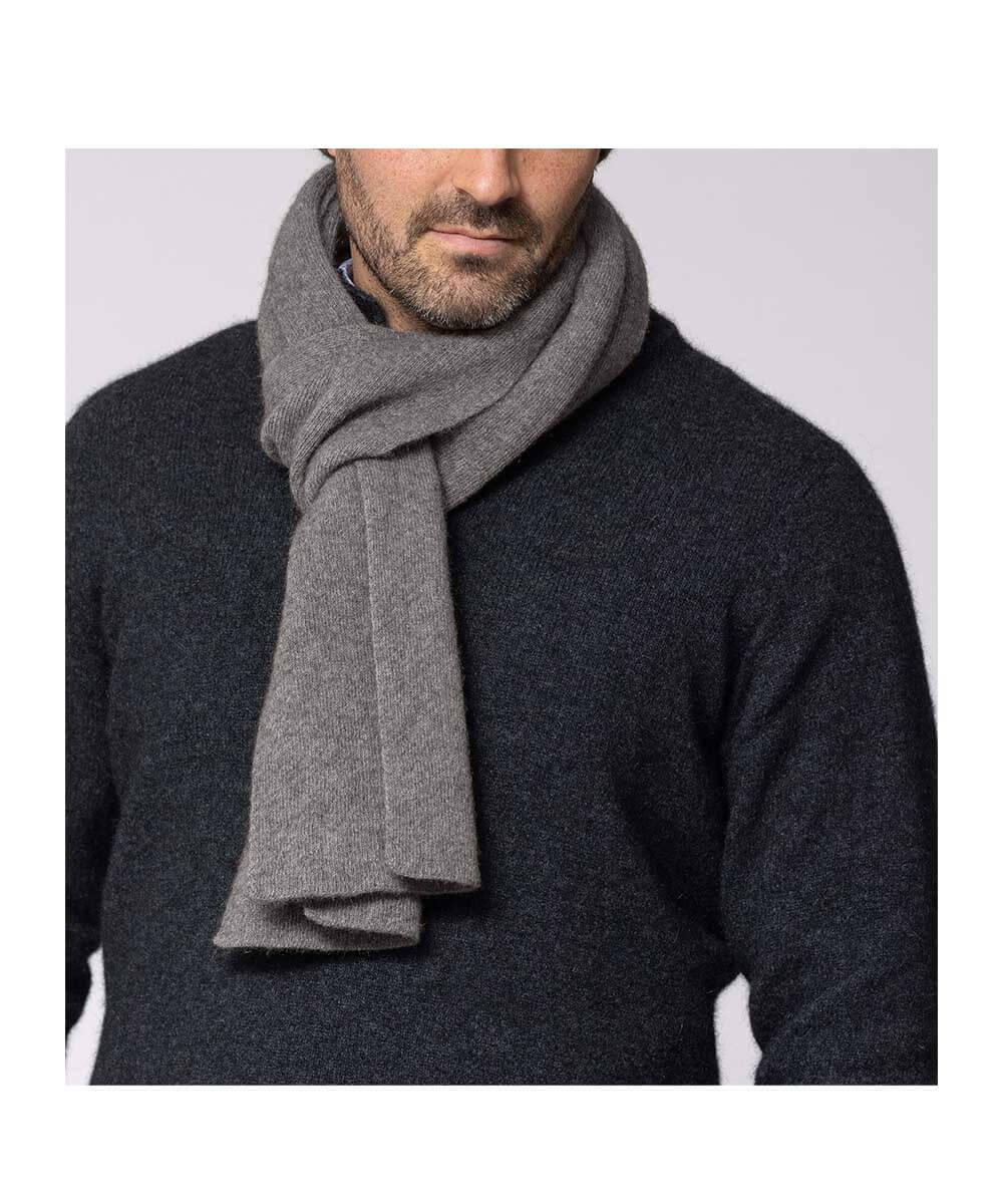 Merino Possum Chevi Scarf | Red Kado