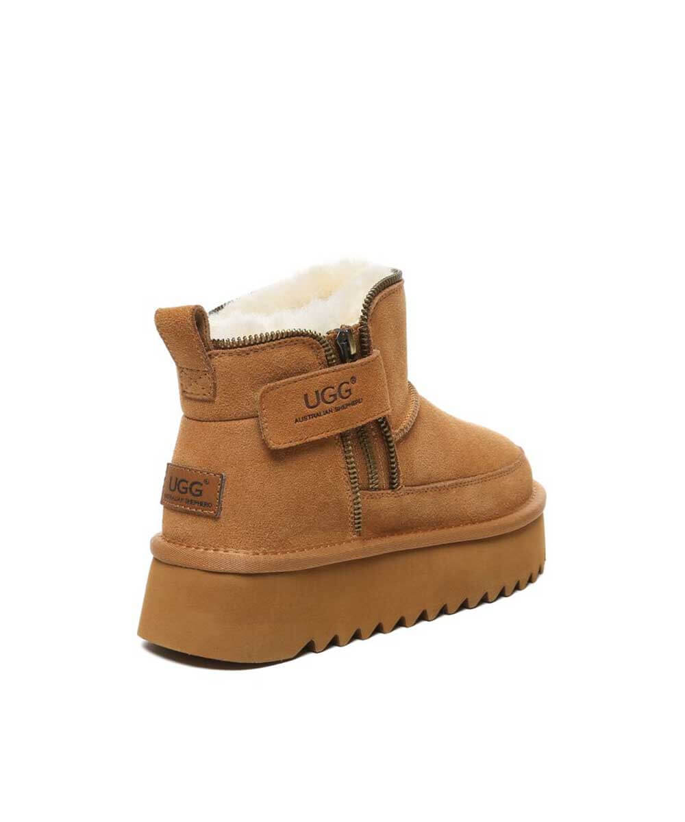 Women's UGG Argo Zipper Platform Boot | Red Kado