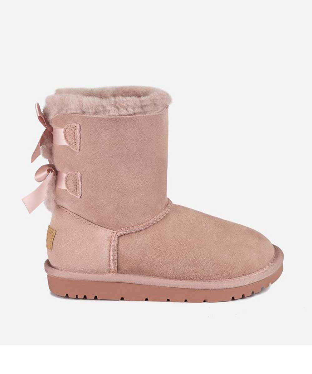 Kid’s UGG 2 Ribbon Boots | Red Kado