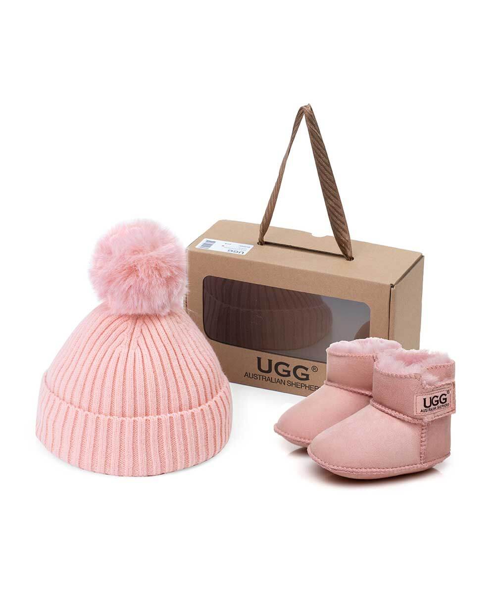UGG Baby Beanie Bootie Gift Set | Red Kado