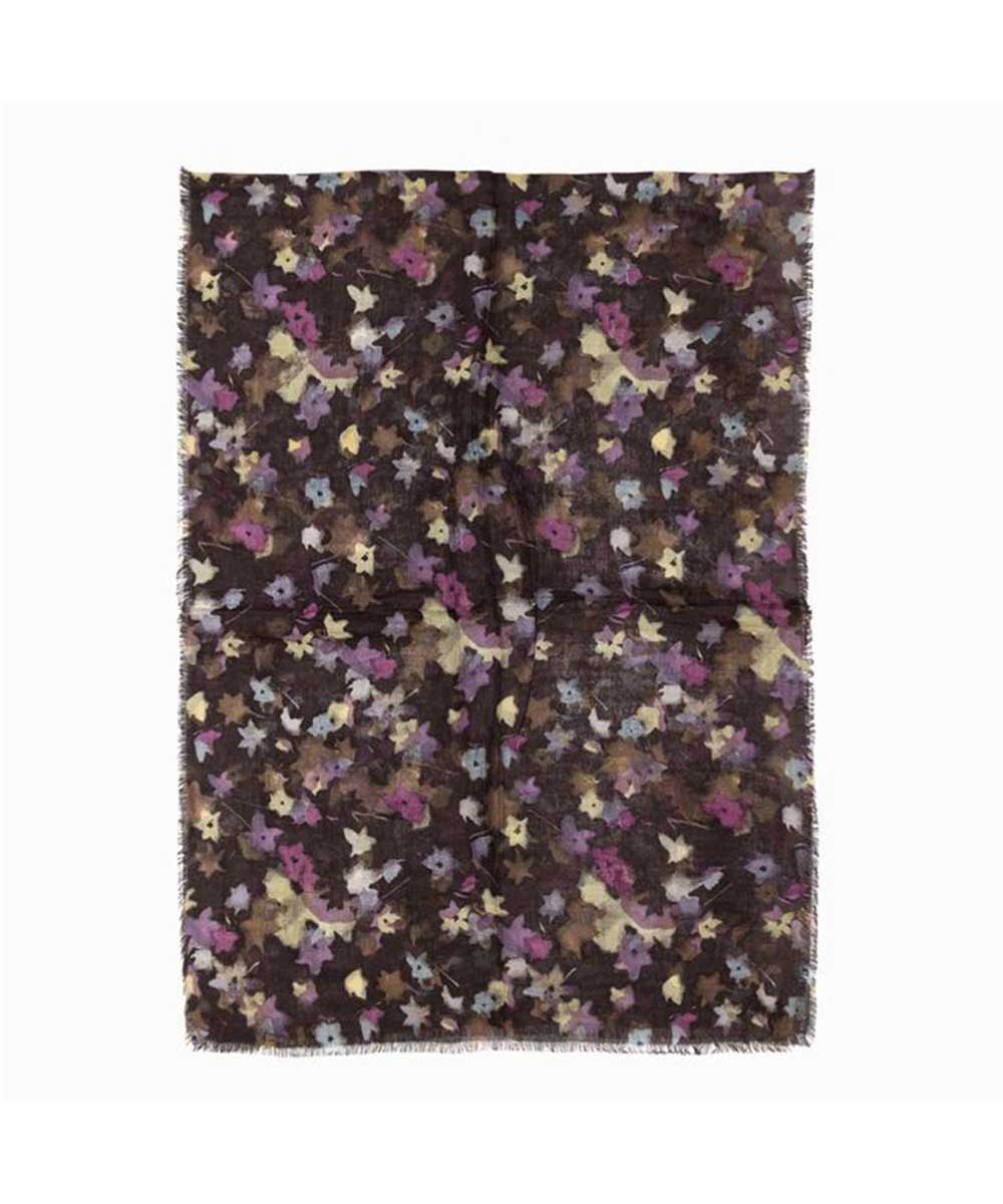 Wool Print UGG Scarf | Red Kado