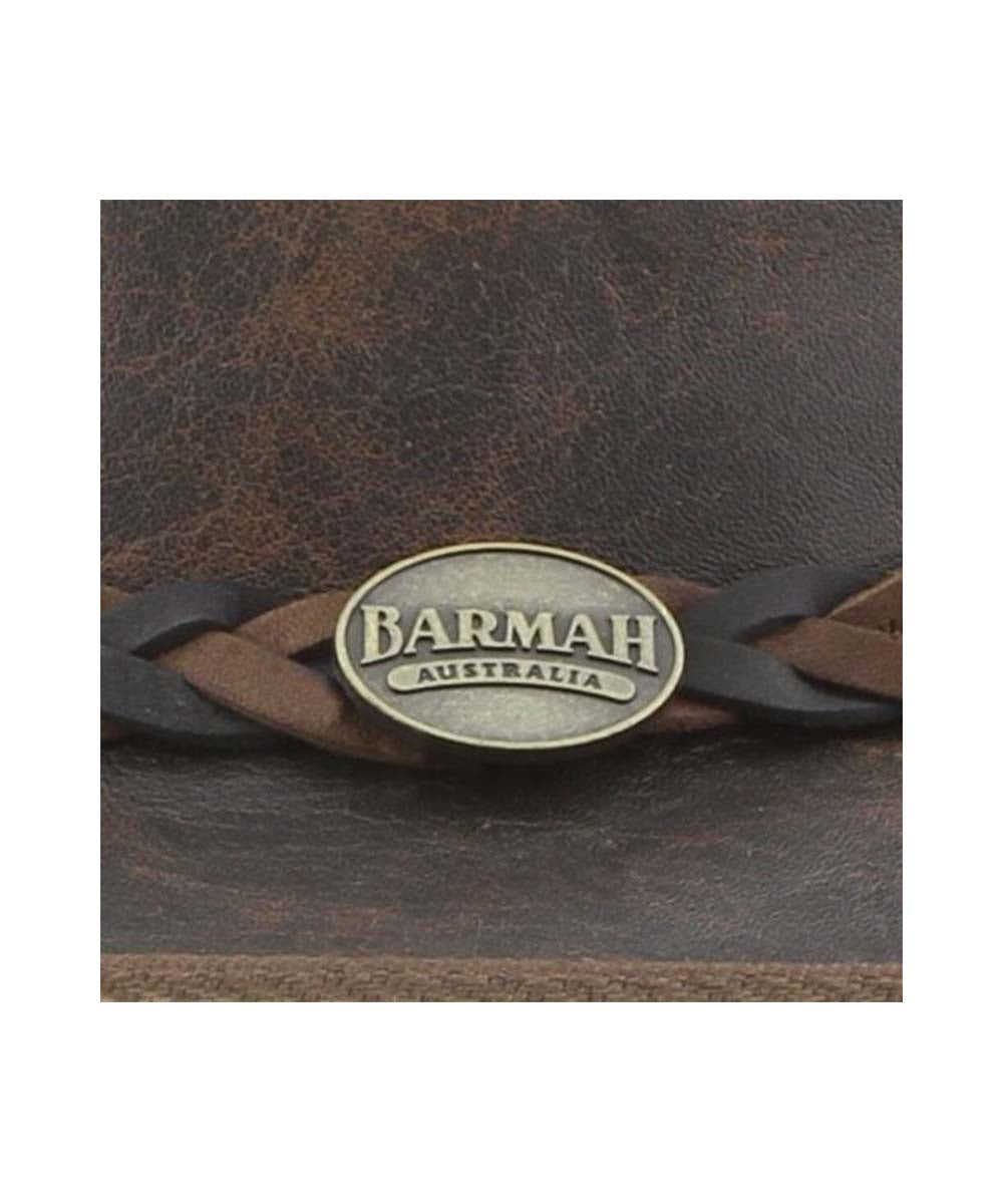 Barmah Squashy Roo Leather Hat | Red Kado