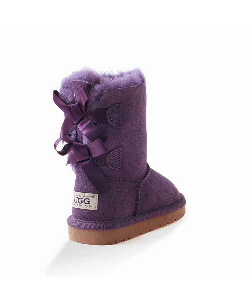 Kid’s UGG 2 Ribbon Boots | Red Kado