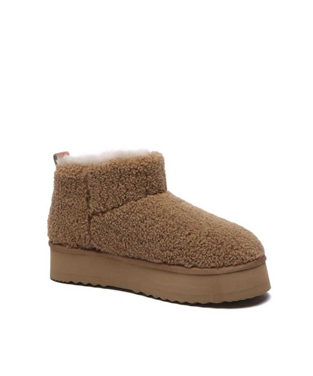 Women's Ultra Platform Curly Boots | Red Kado