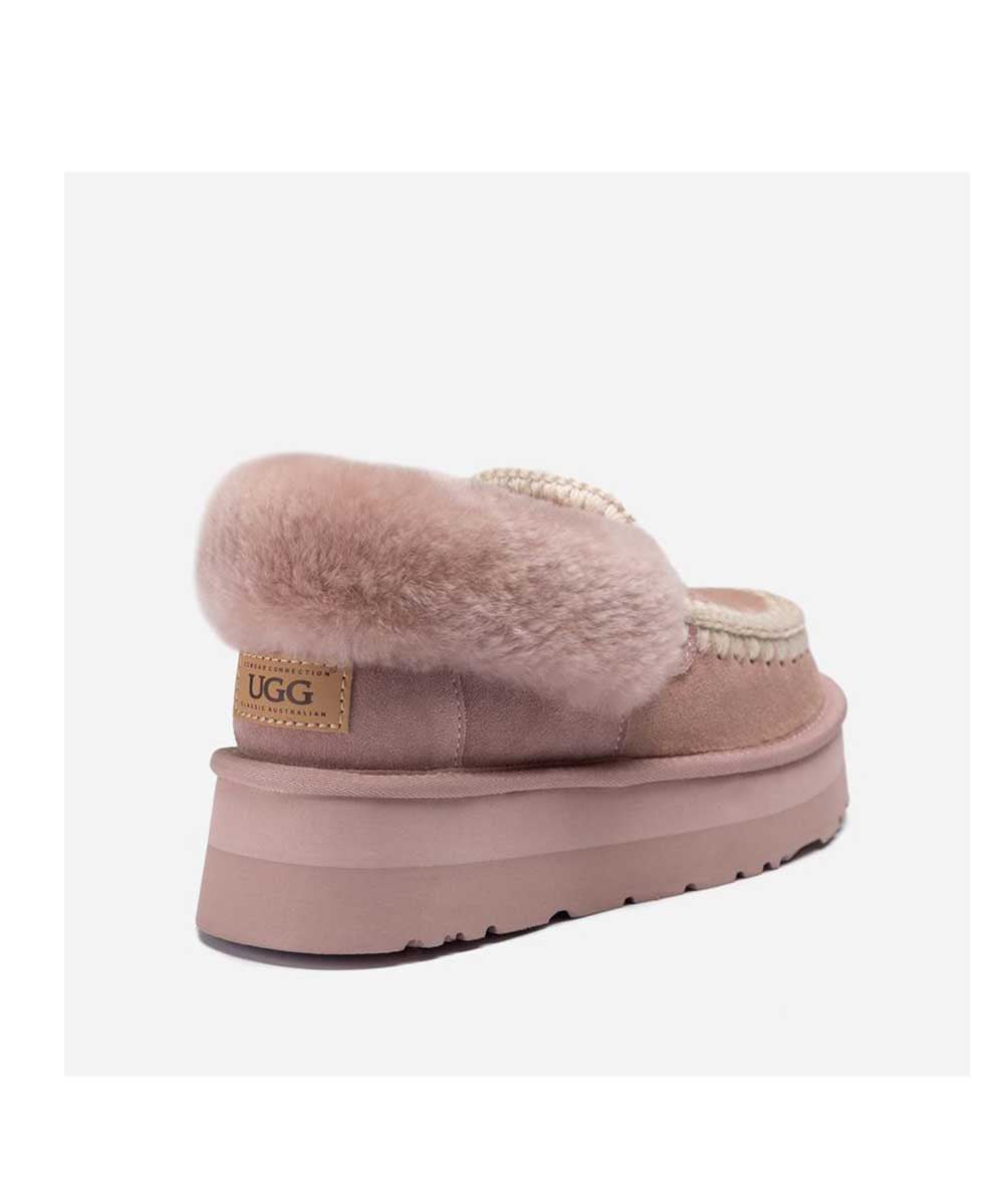Women's UGG Colette Platform Moccasin | Red Kado