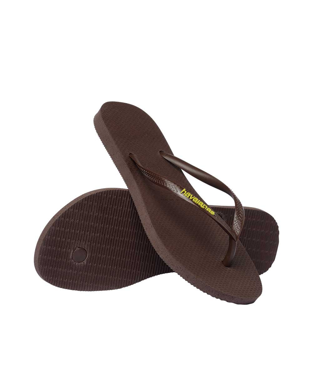 Havaianas Women's Slim Rubber Logo Thong | Red Kado