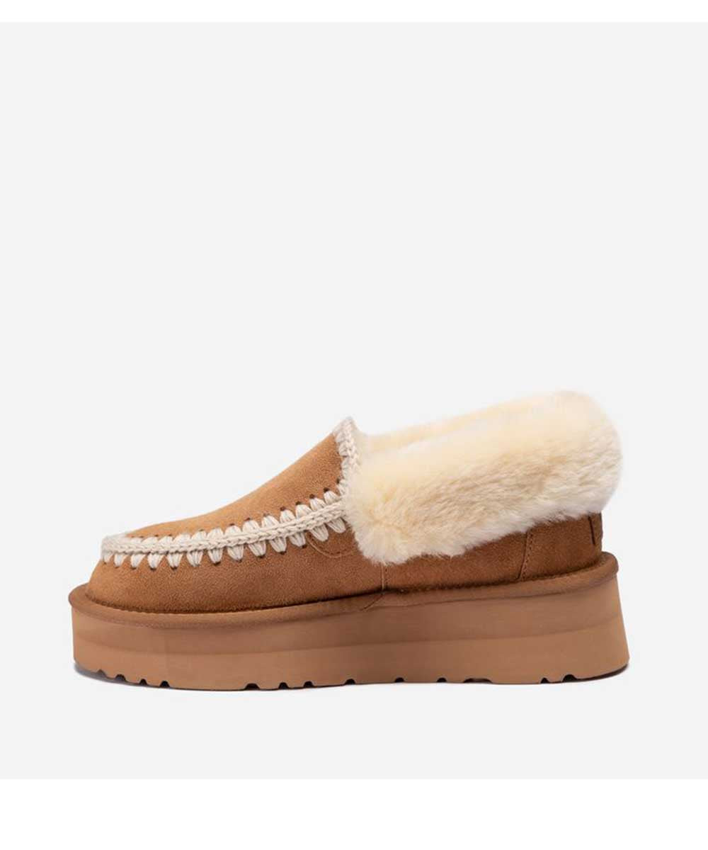 Women's UGG Colette Platform Moccasin | Red Kado