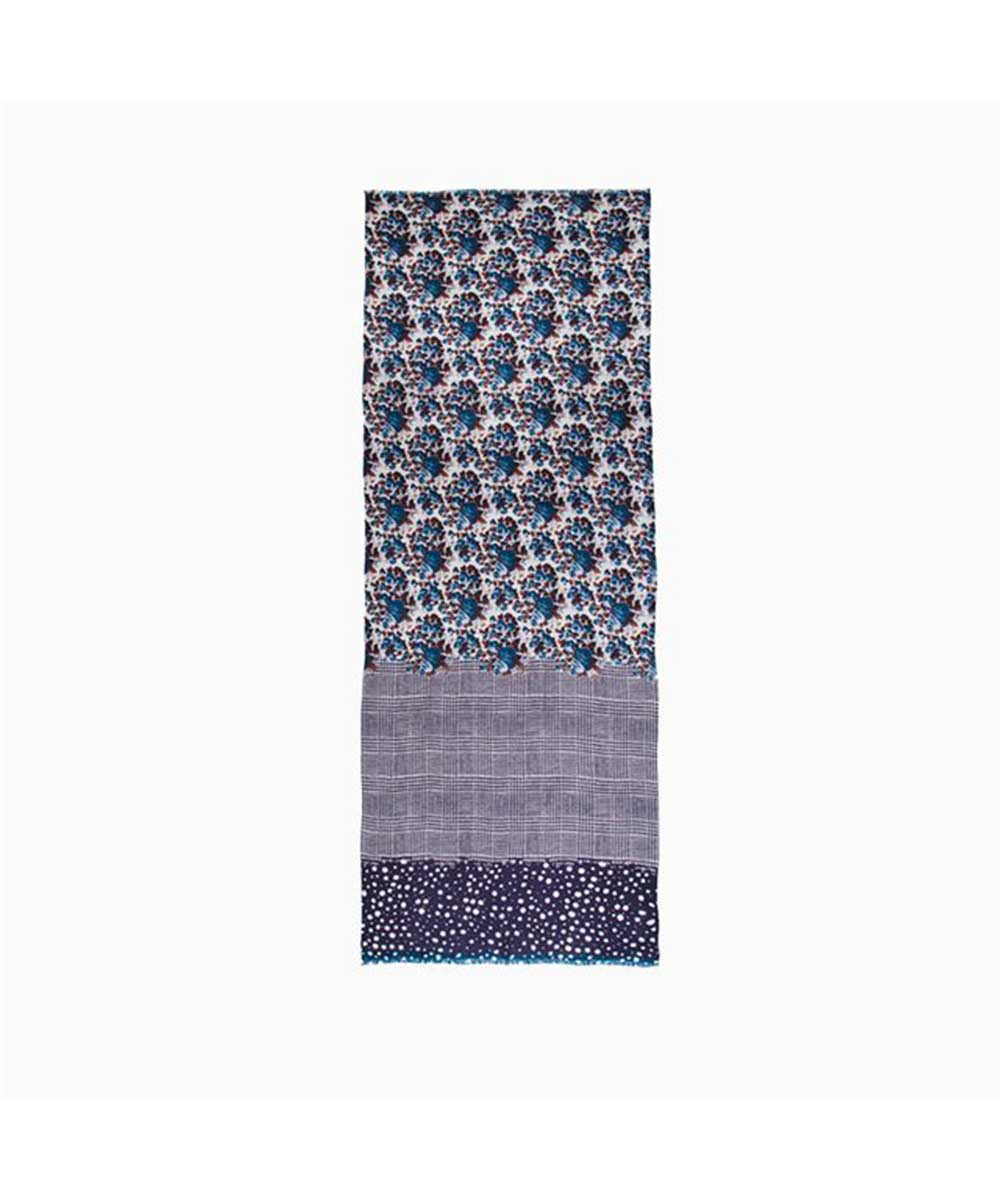 Merino Wool Print UGG Scarf | Red Kado
