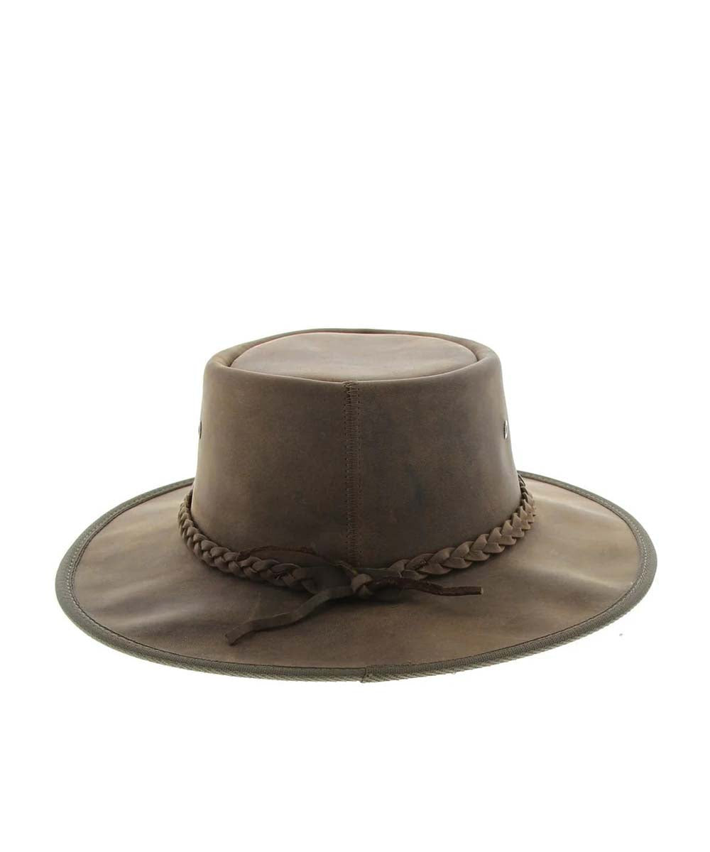 Barmah Outback 3 Crocodile Teeth Hat | Red Kado
