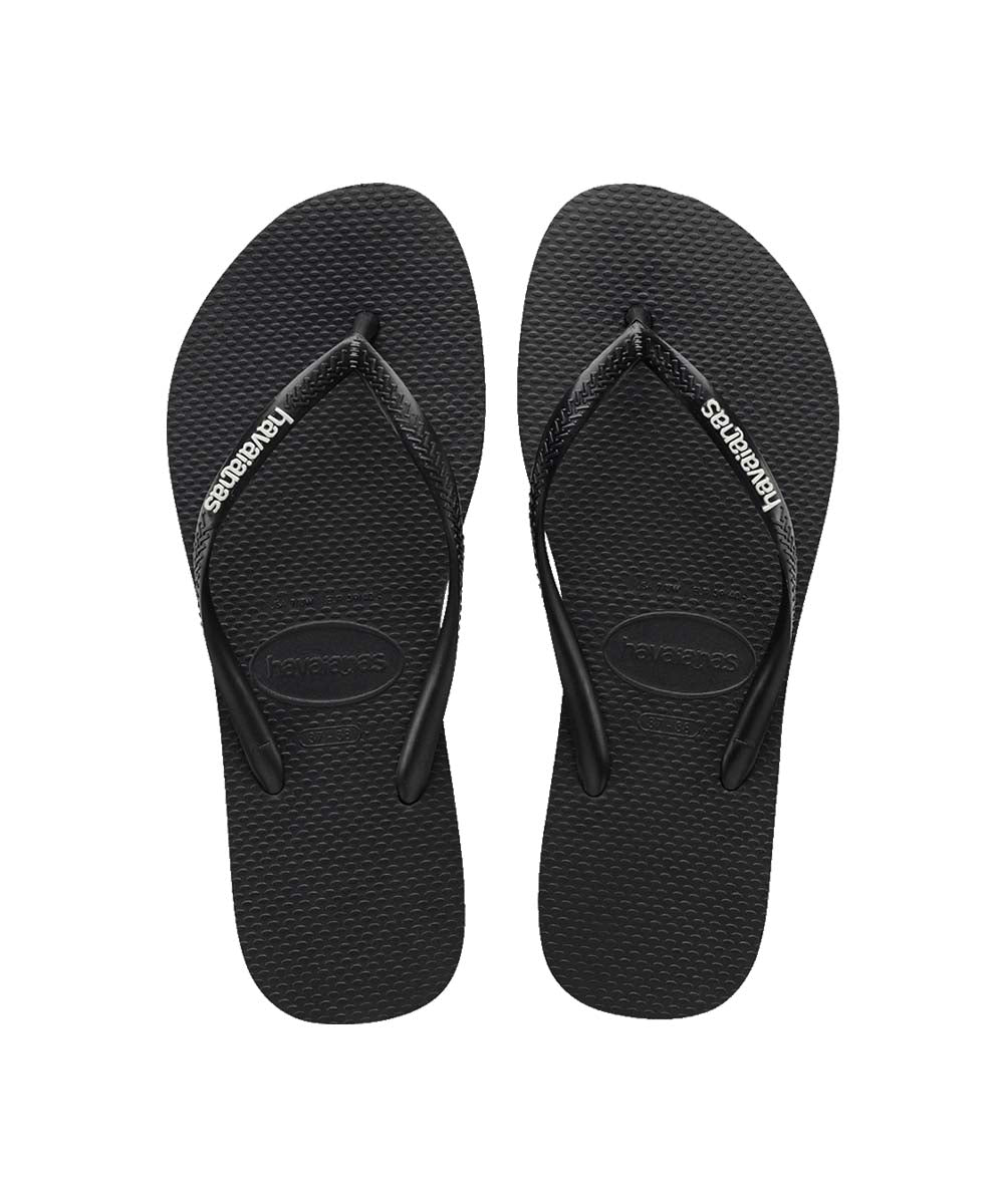 Havaianas Women's Slim Rubber Logo Thongs | Red Kado