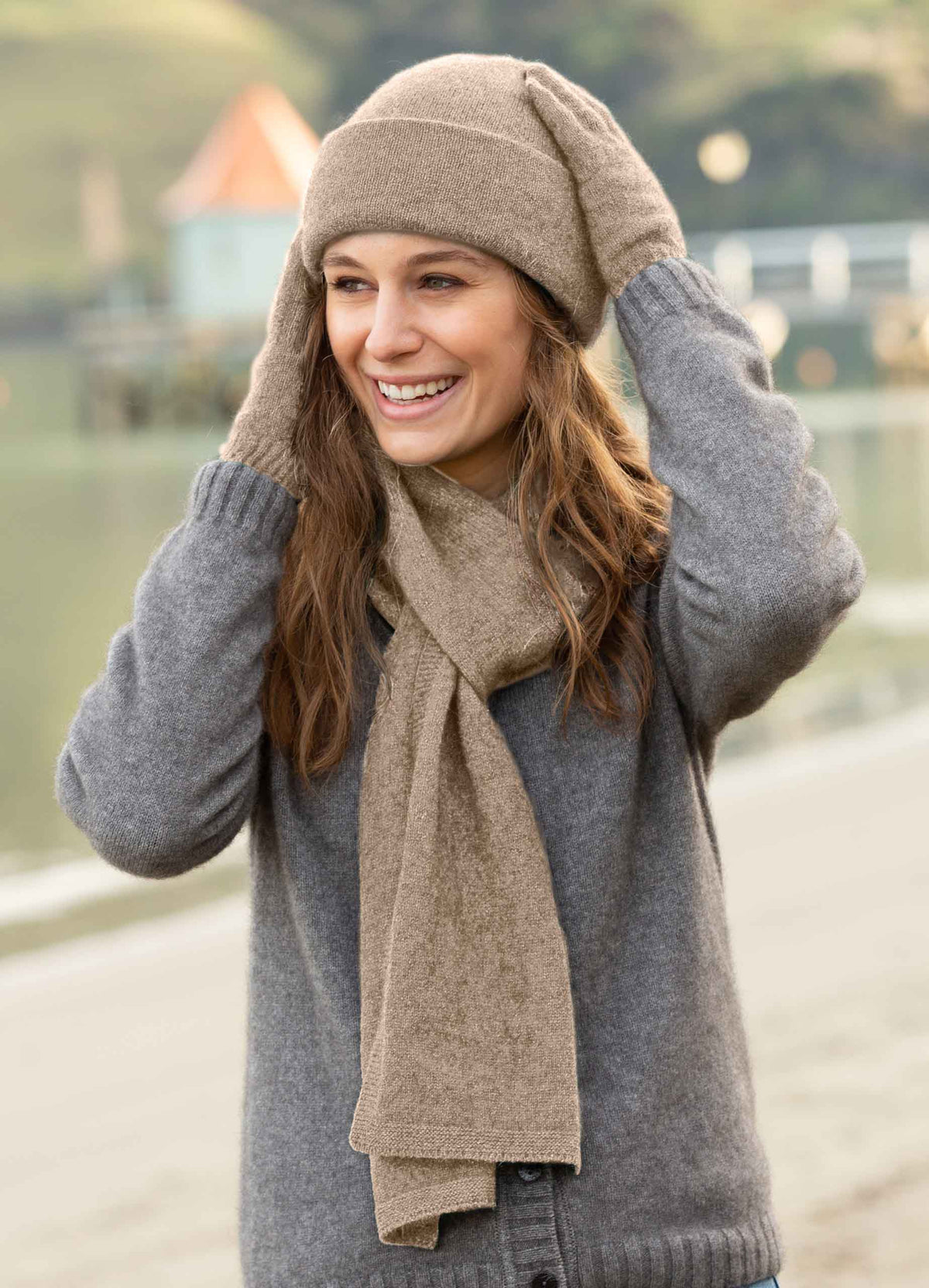 Merino Possum Beanie | Red Kado