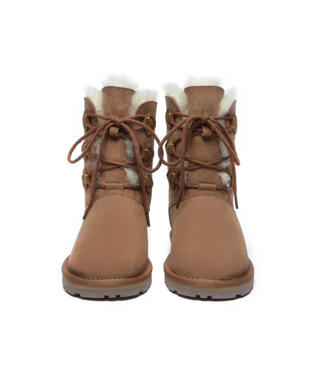 Women's Adel Lace Up Boot | Red Kado