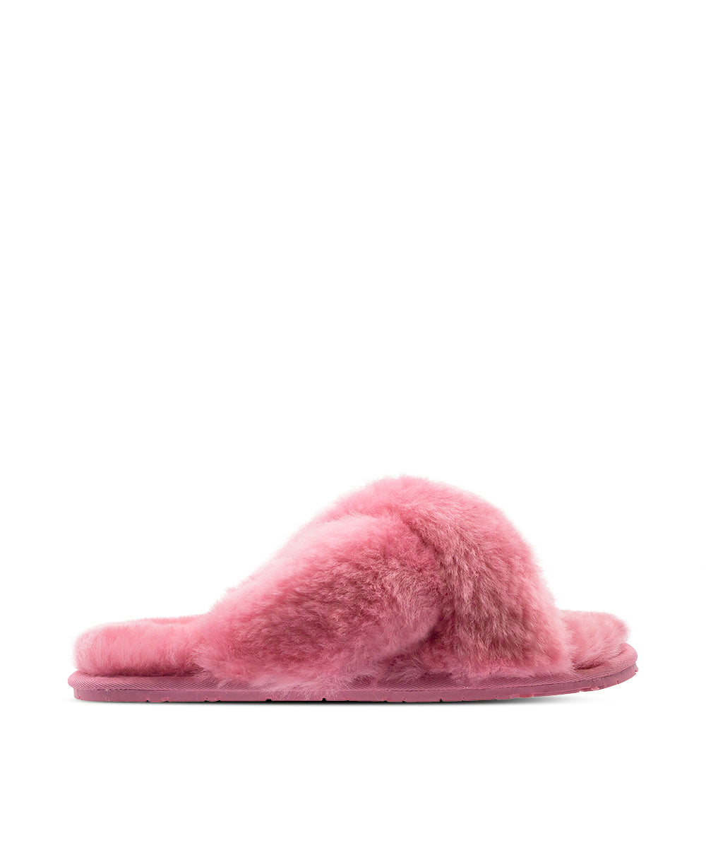 Women's UGG Premium Cross Over Slippers | Red Kado