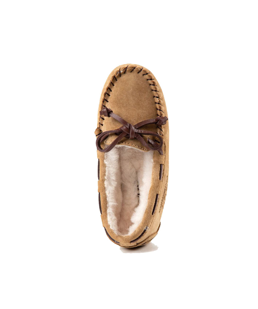 Kid’s Fur UGG Moccasin | Red Kado