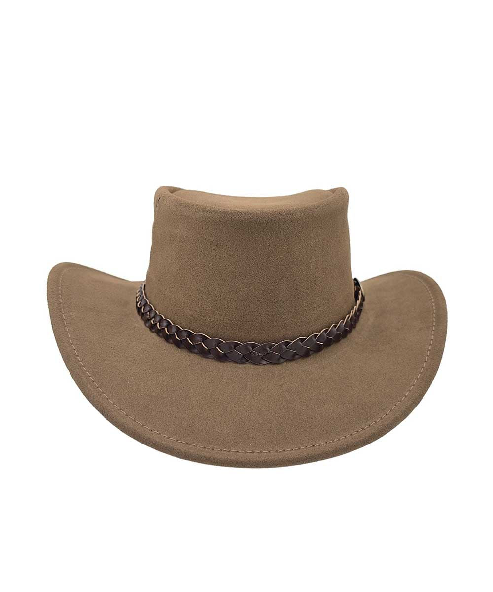 Jacaru Kookaburra Suede Hat | Red Kado