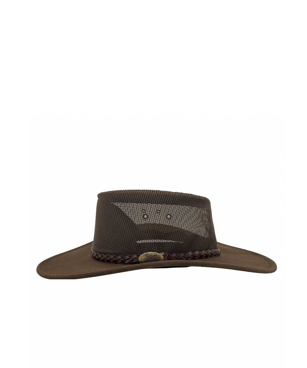 Jacaru Summer Breeze Suede Hat | Red Kado