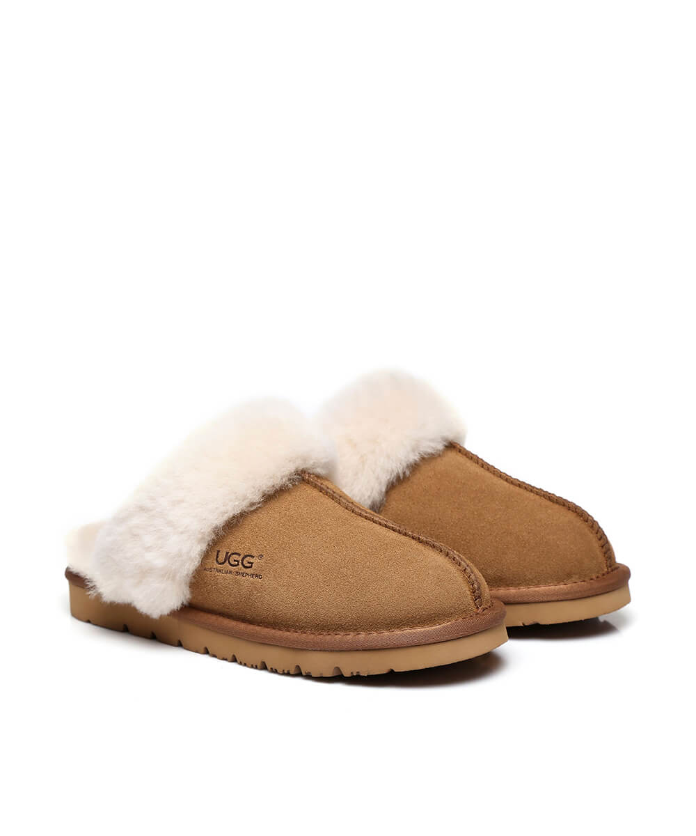 Men's UGG Fuzzy Slipper | Red Kado