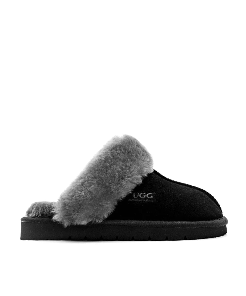 Men's UGG Fuzzy Slipper | Red Kado