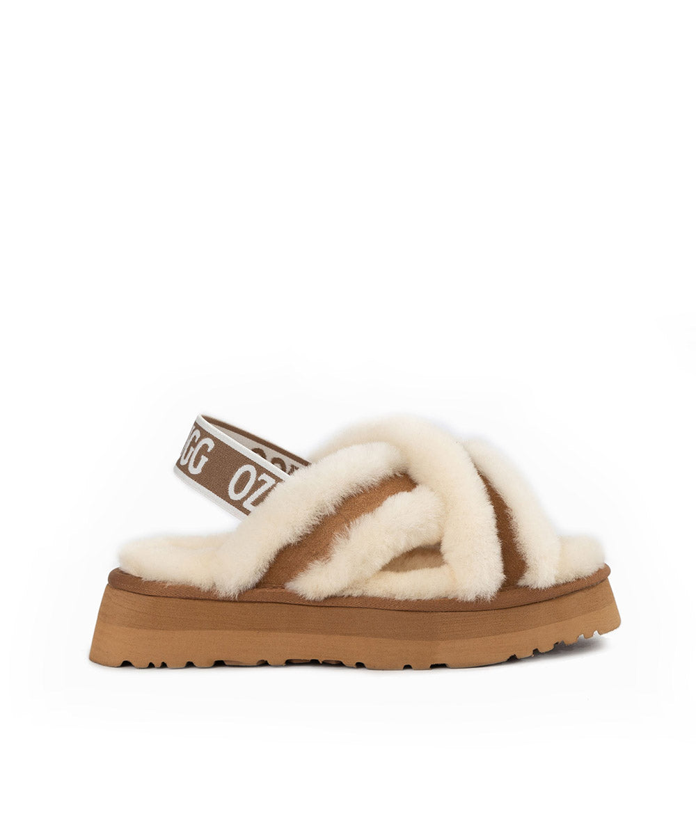 Women's UGG Ariel Platform Slippers | Red Kado