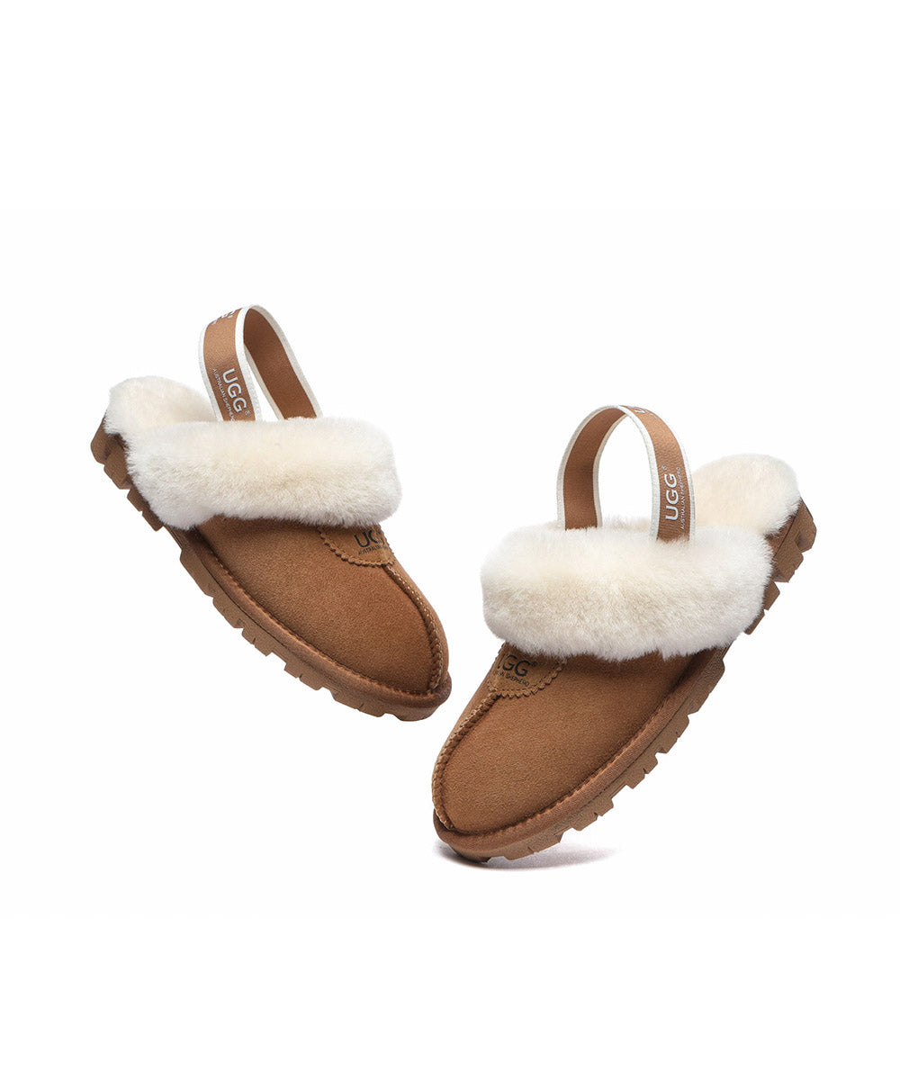 Men's UGG Banded Scuffs in Chestnut | Red Kado