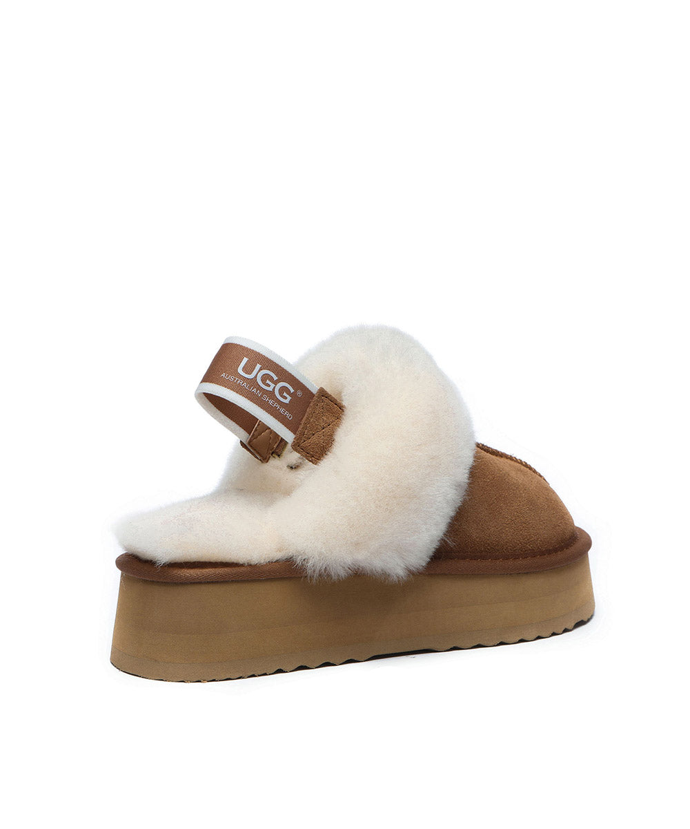 Women's UGG Platform Scuff Slipper | Red Kado