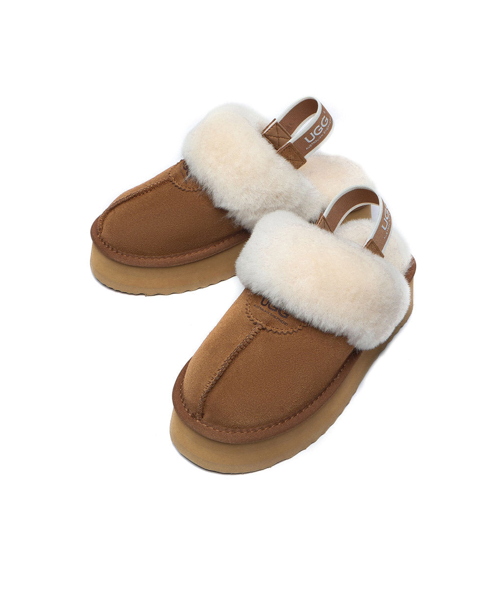 Women's UGG Platform Scuff Slipper | Red Kado
