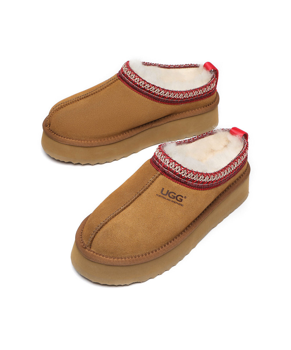 Women's UGG Tassy Platform Moccasin | Red Kado