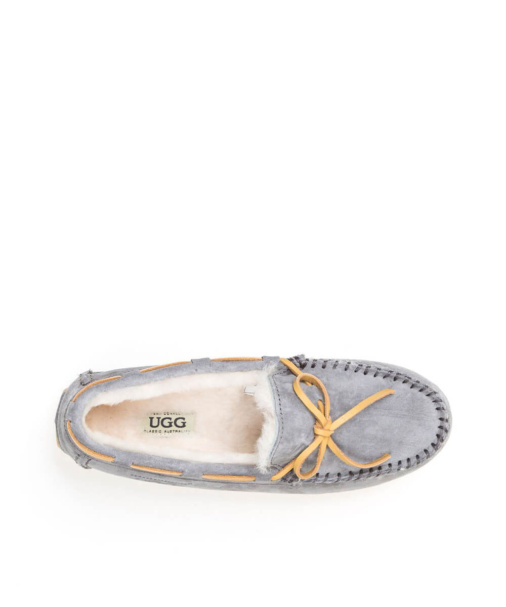 Women's UGG Fur Moccasin | Red Kado
