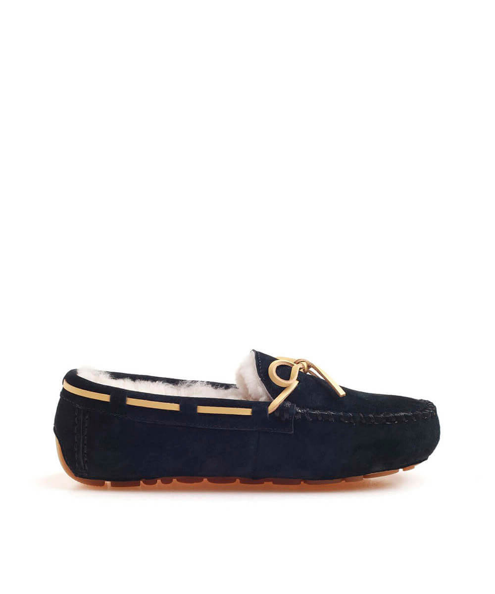 Women's UGG Fur Moccasin | Red Kado