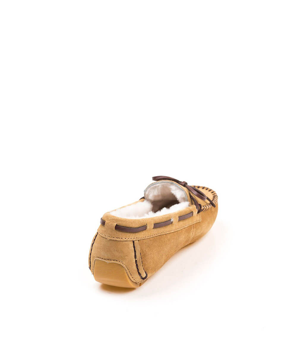 Women's UGG Fur Moccasin | Red Kado