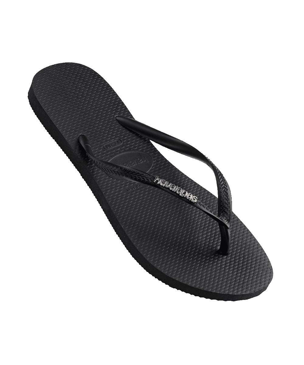 Havaianas Women's Slim Metal Logo Thongs | Red Kado