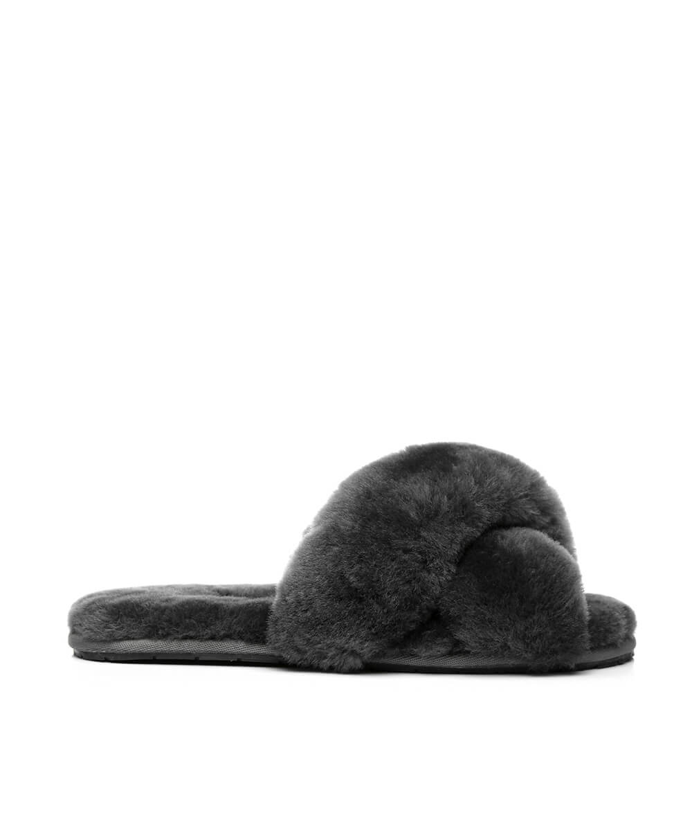Women's UGG Premium Cross Over Slippers | Red Kado