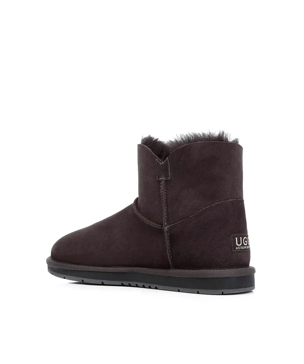 Men's Luxe Classic Mini UGG Button | Red Kado