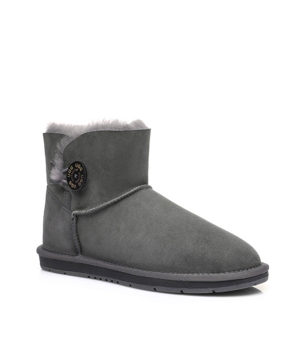 Men's Luxe Classic Mini UGG Button | Red Kado