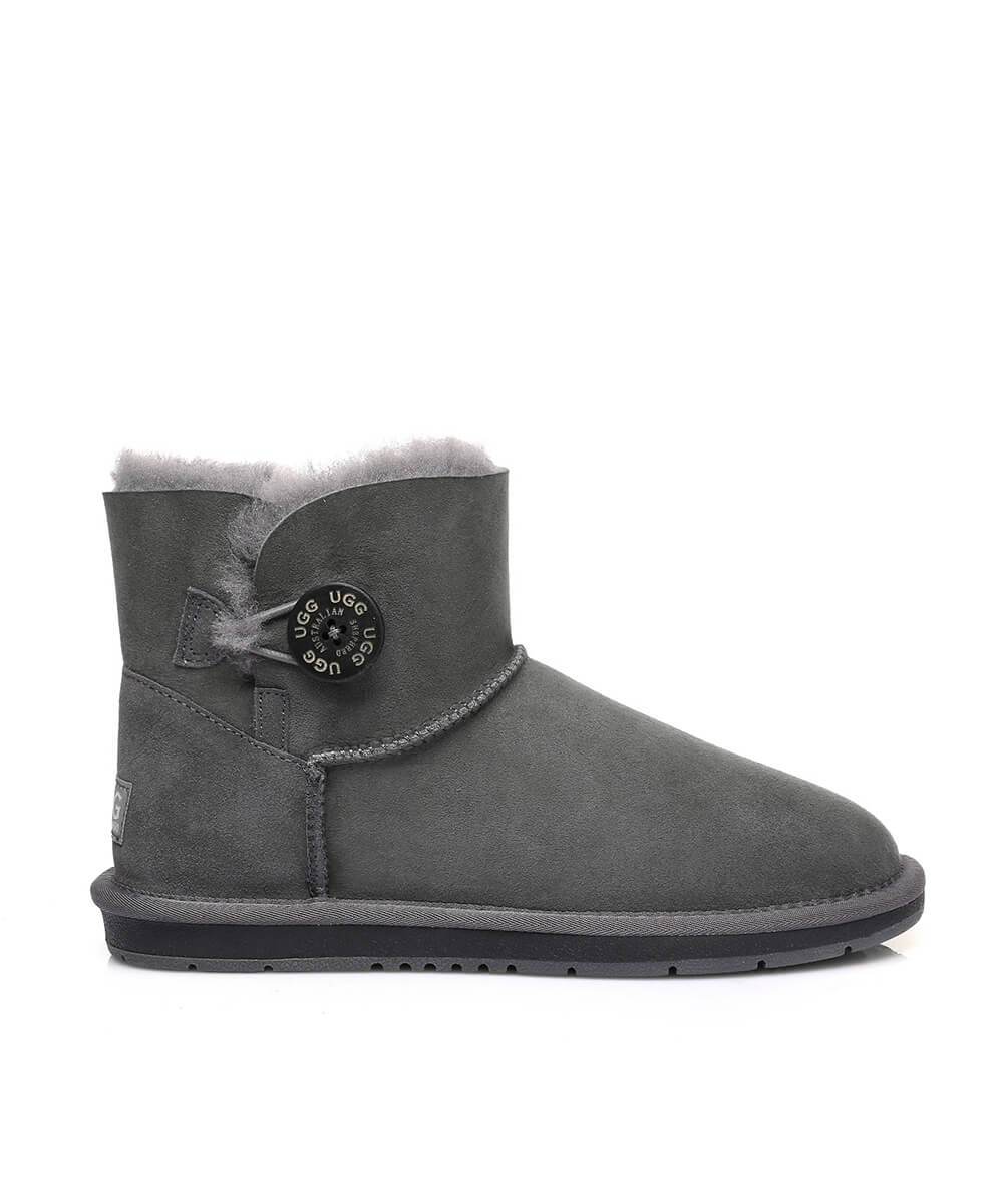 Men's Luxe Classic Mini UGG Button | Red Kado