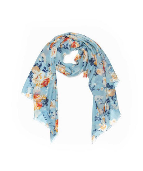 Wool Print UGG Scarf | Red Kado