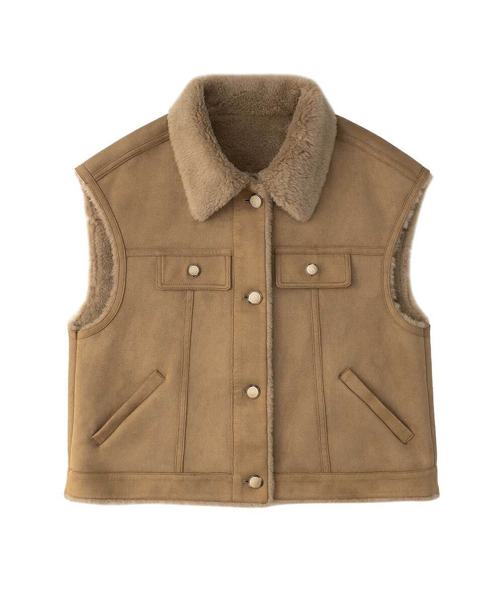 Women's Tayne Wool Vest | Red Kado