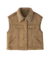 Women's Tayne Wool Vest | Red Kado