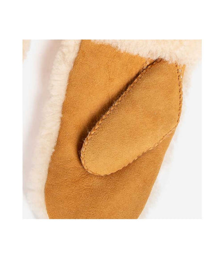 Kid's UGG Curly Mitten Gloves | Red Kado