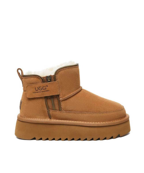 Women's UGG Argo Zipper Platform Boot | Red Kado