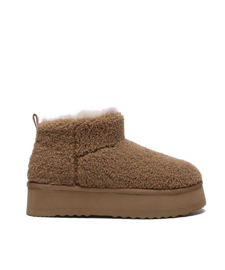 Women's Ultra Platform Curly Boots | Red Kado