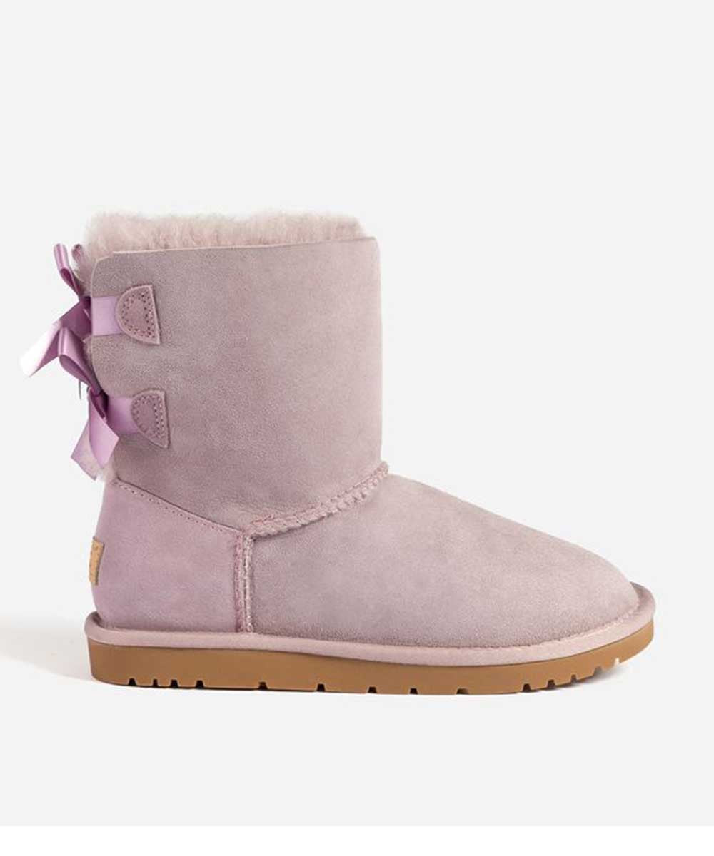 Kid’s UGG 2 Ribbon Boots | Red Kado