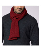 Merino Possum Chevi Scarf | Red Kado