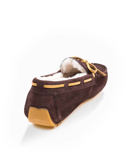 Women's UGG Fur Moccasin | Red Kado