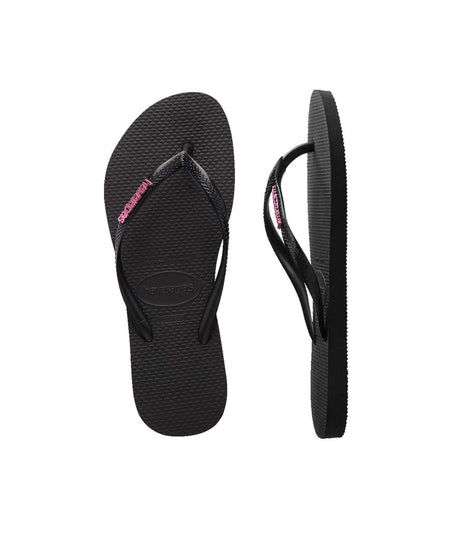 Havaianas Women's Slim Metal Logo Thongs | Red Kado